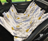 Lavender Modern Pattern Blackground Dog Car Seat Covers