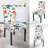 Cute Crocodile Pattern Dining Chair Slipcover