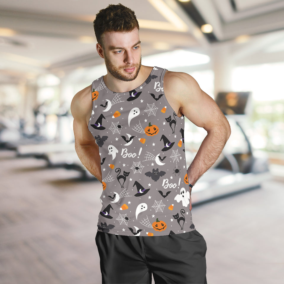 Halloween design pattern Men Tank Top