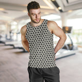 Coffee bean abstract modern pattern Men Tank Top