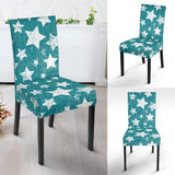 Vintage Star Pattern Dining Chair Slipcover