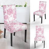 Sketch Guava Pattern Dining Chair Slipcover