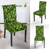 Green Hop Pattern Dining Chair Slipcover