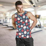 dragon fruits dark blue background Men Tank Top