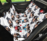 Cute Ninja Design Pattern Dog Car Seat Covers