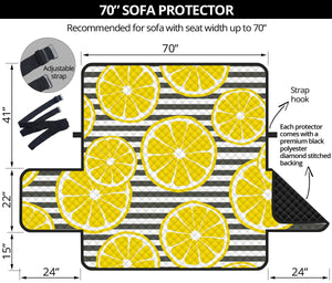 slice of lemon design pattern Sofa Cover Protector