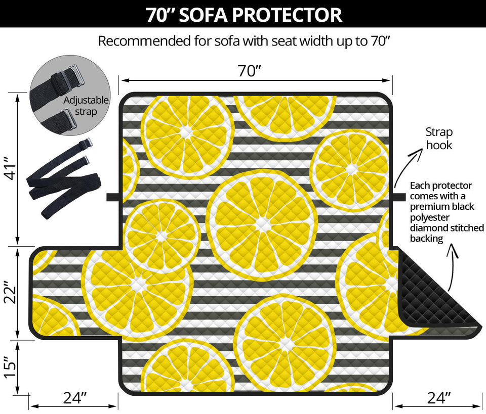 slice of lemon design pattern Sofa Cover Protector