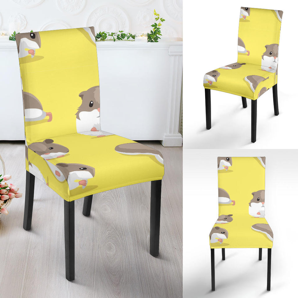 Cute Hamster Pattern Dining Chair Slipcover