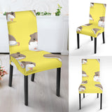 Cute Hamster Pattern Dining Chair Slipcover