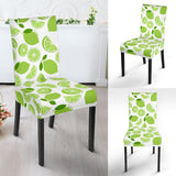 Lime Design Pattern Dining Chair Slipcover