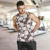 Garlic bulb dark background Men Tank Top