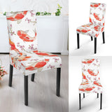 Watercolor Koi Fish Carp Fish Pattern Dining Chair Slipcover