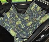 Cute Owls Leaves Pattern Dog Car Seat Covers