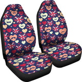 British Pattern Print Design 02 Universal Fit Car Seat Covers