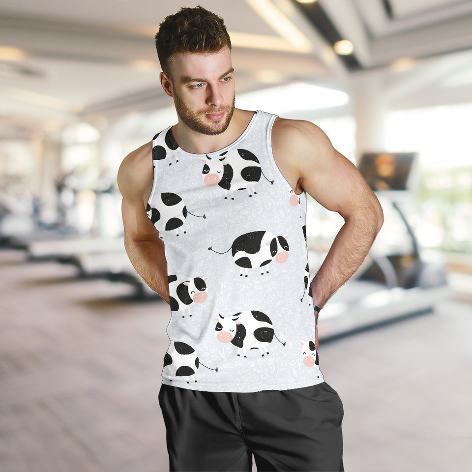 Cute cows pattern Men Tank Top