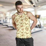 Windmill Wheat pattern Men Tank Top