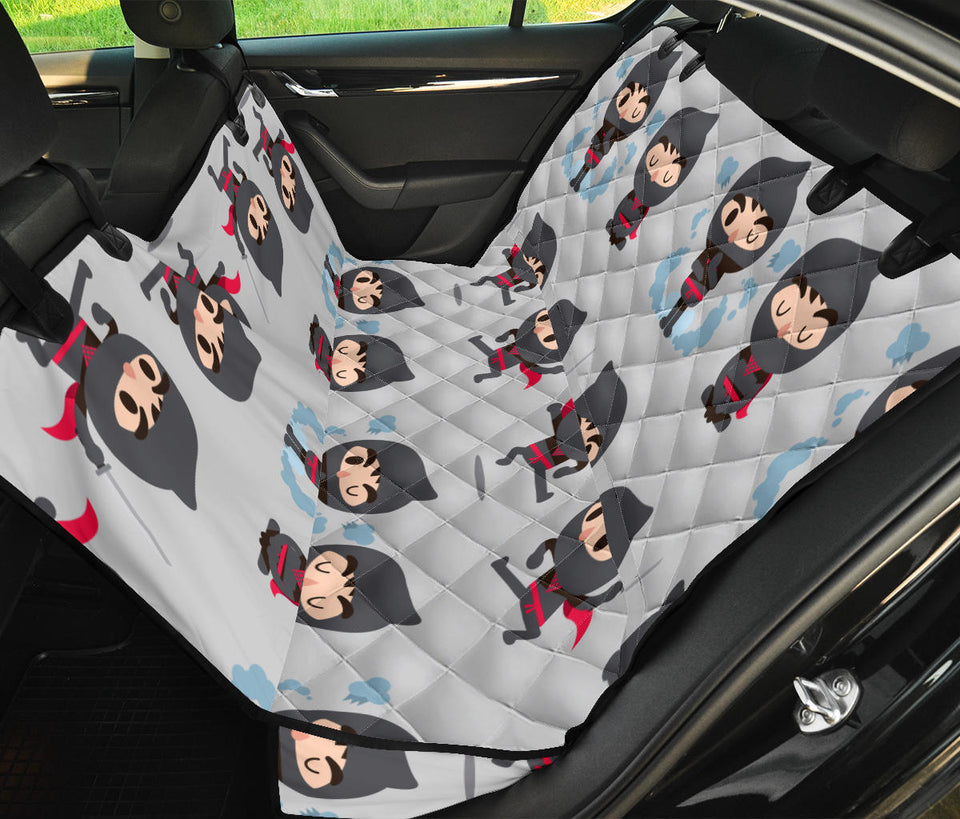 Cute Ninja Pattern Dog Car Seat Covers