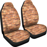 Brick Printed Pattern Print Design 04 Universal Fit Car Seat Covers