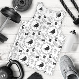 Crows floral wreath rabbit pattern Men Tank Top
