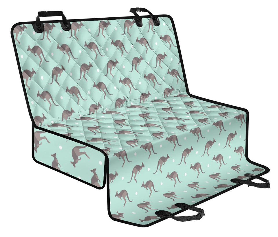 Kangaroo Pattern Background Dog Car Seat Covers