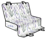 Hand Painting Watercolor Lavender Dog Car Seat Covers