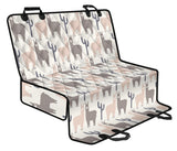 Llama Alpaca Pattern Dog Car Seat Covers