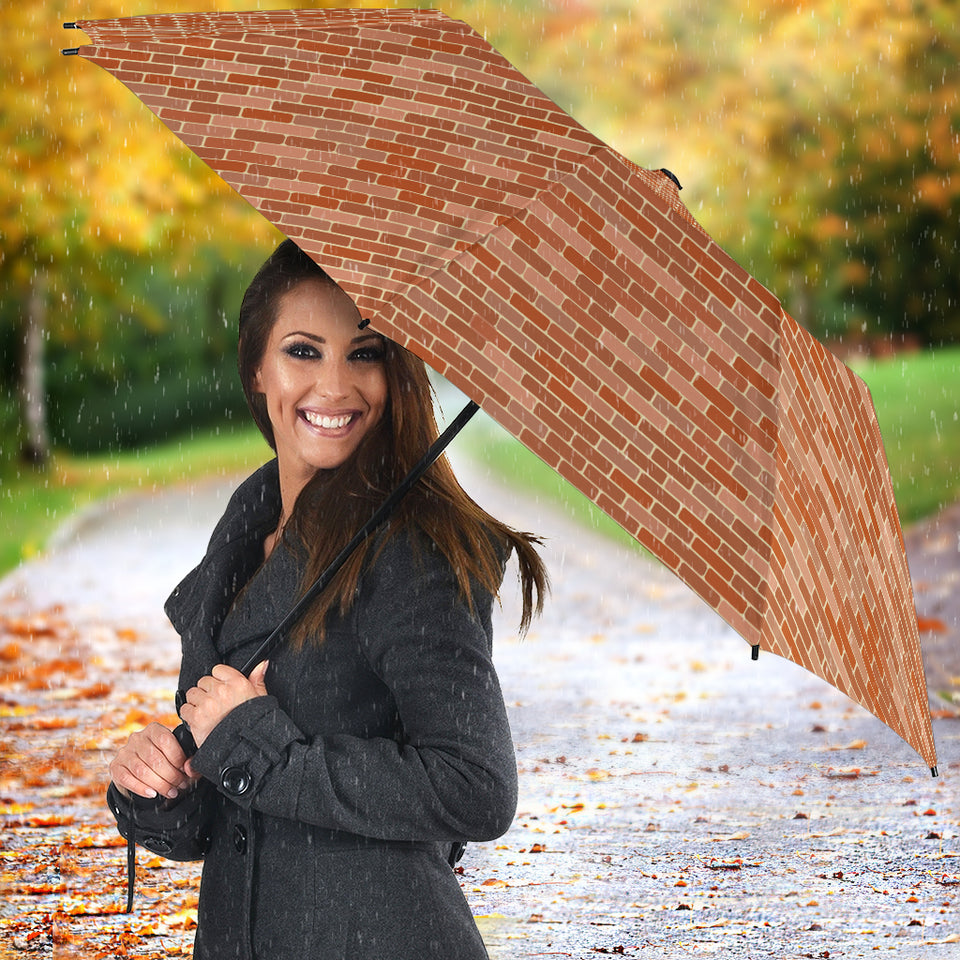 Brick Printed Pattern Print Design 02 Umbrella