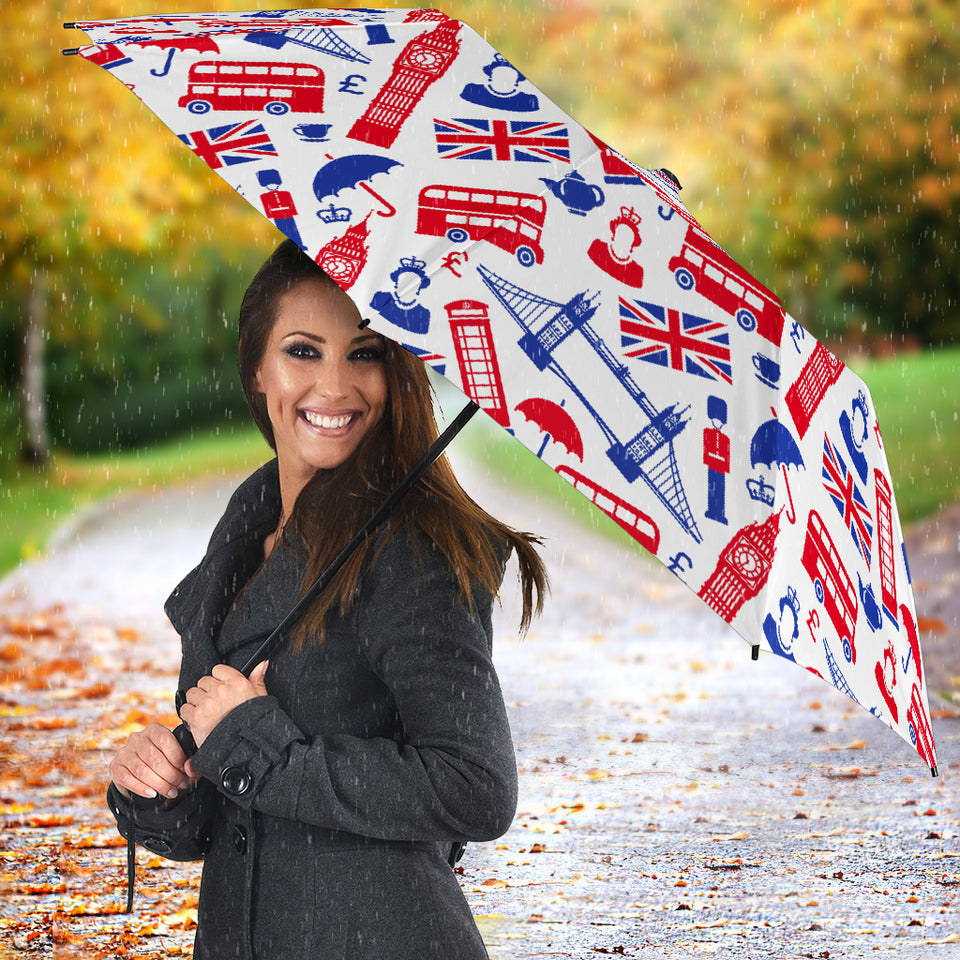 British Pattern Print Design 01 Umbrella