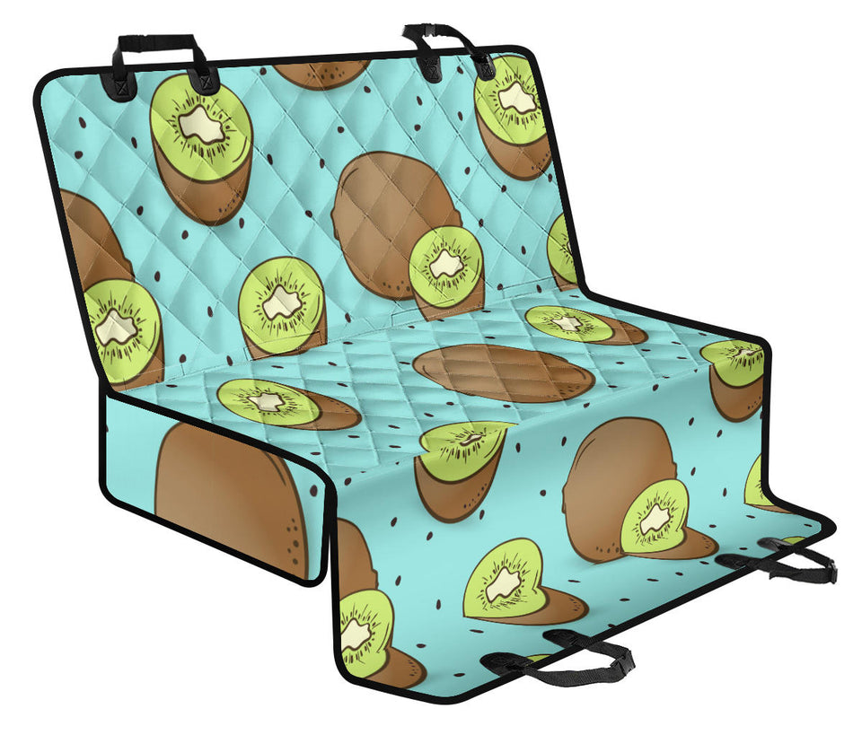 Kiwi Blue Background Dog Car Seat Covers