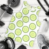 Cucumber slices pattern Men Tank Top