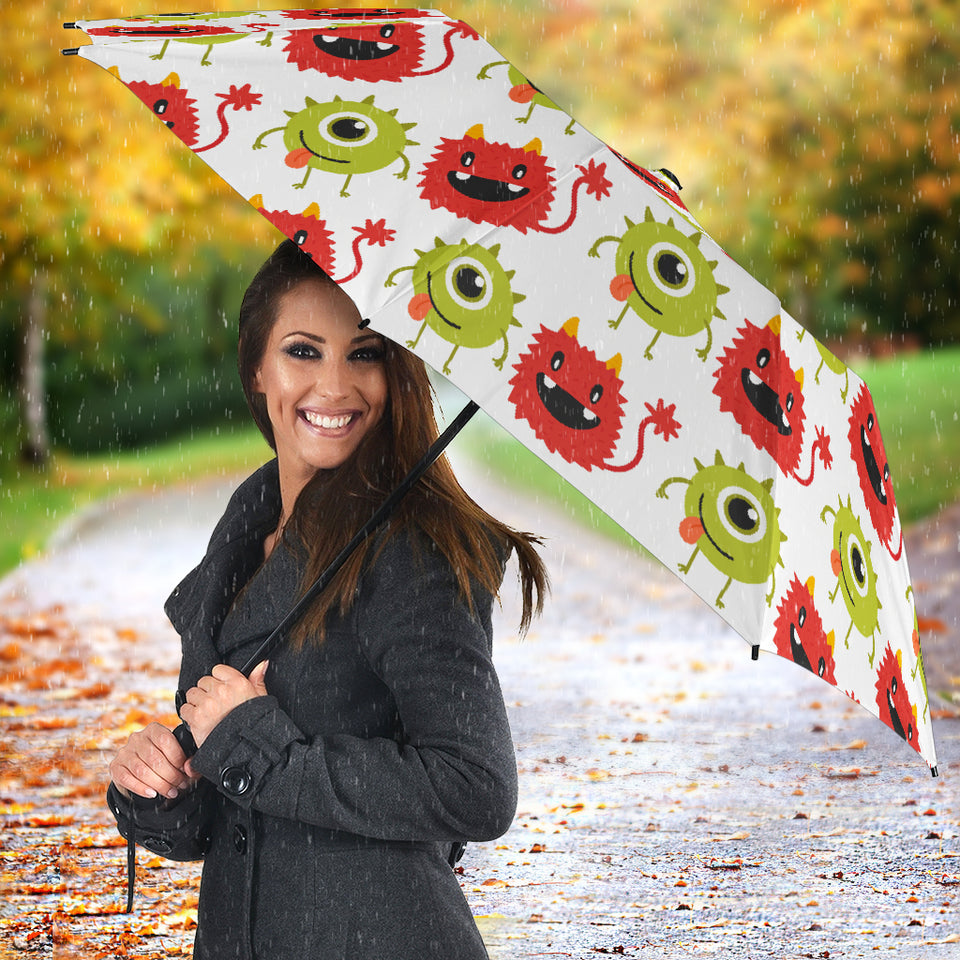 Alien Pattern Print Design 05 Umbrella