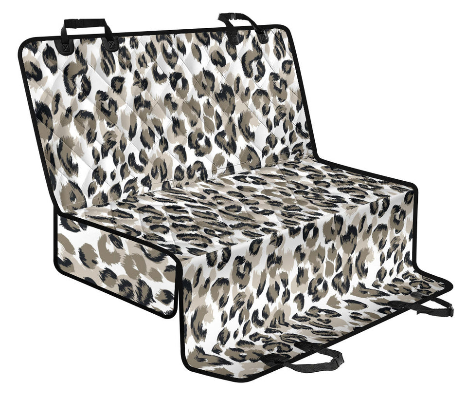 Leopard Skin Print Pattern Dog Car Seat Covers