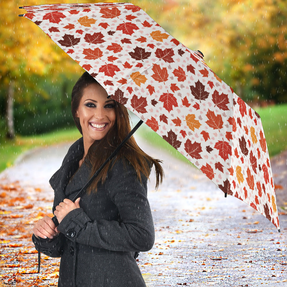 Colorful Maple Leaf Pattern Umbrella