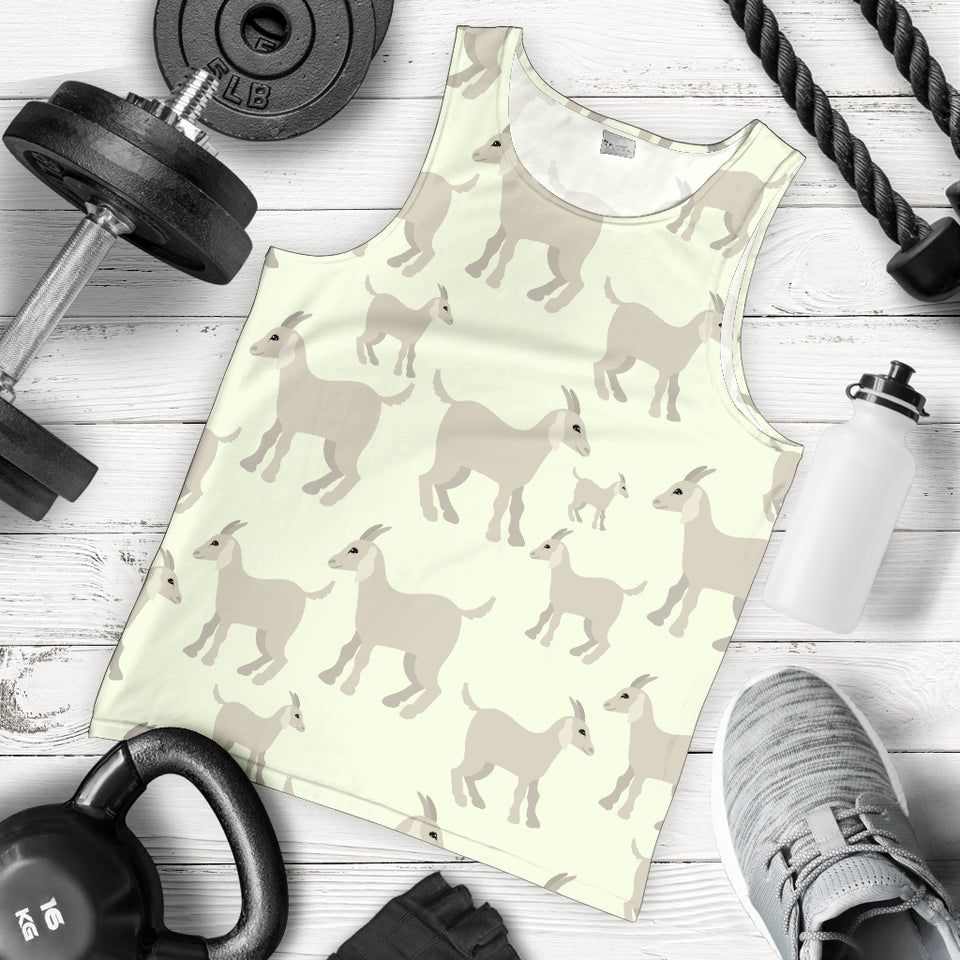Little young goat pattern Men Tank Top