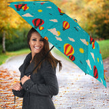 Hot Air Balloon Sky Pattern Umbrella