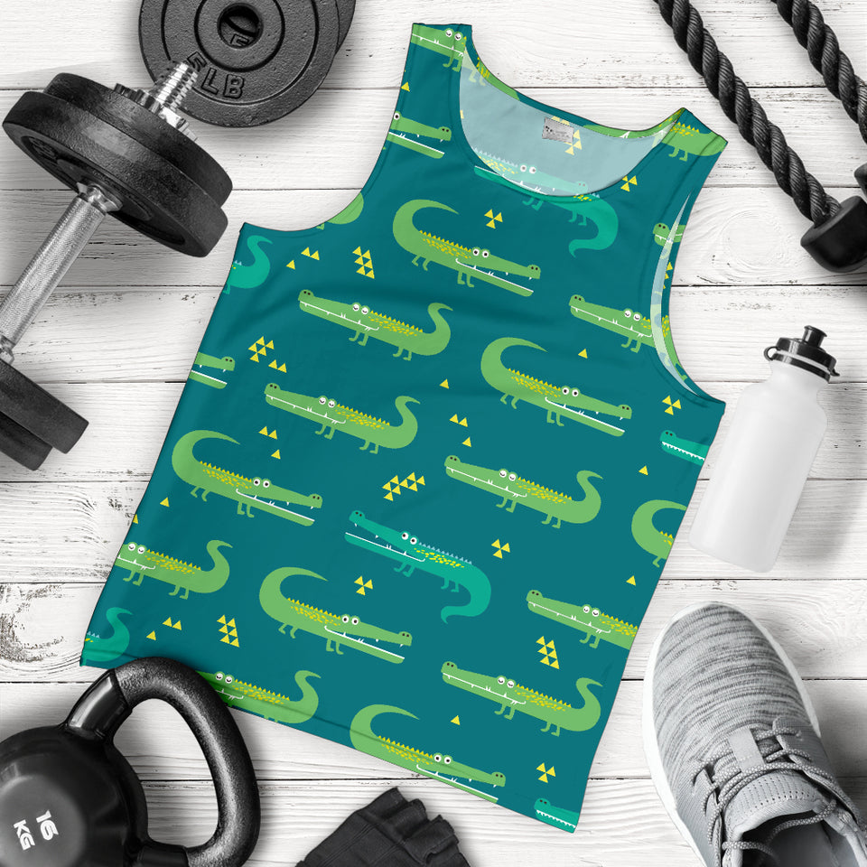 Crocodile pattern Men Tank Top