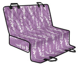 Lavender Flowers Purple Pattern Dog Car Seat Covers