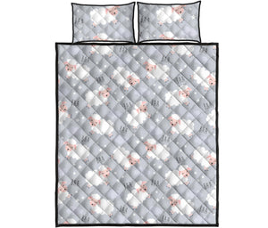 Sweet dreams sheep pattern Quilt Bed Set