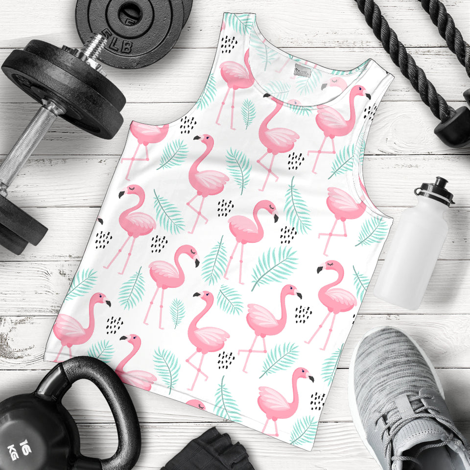 Cute flamingo pattern Men Tank Top