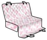 Watercolor Pink Heart Pattern Dog Car Seat Covers