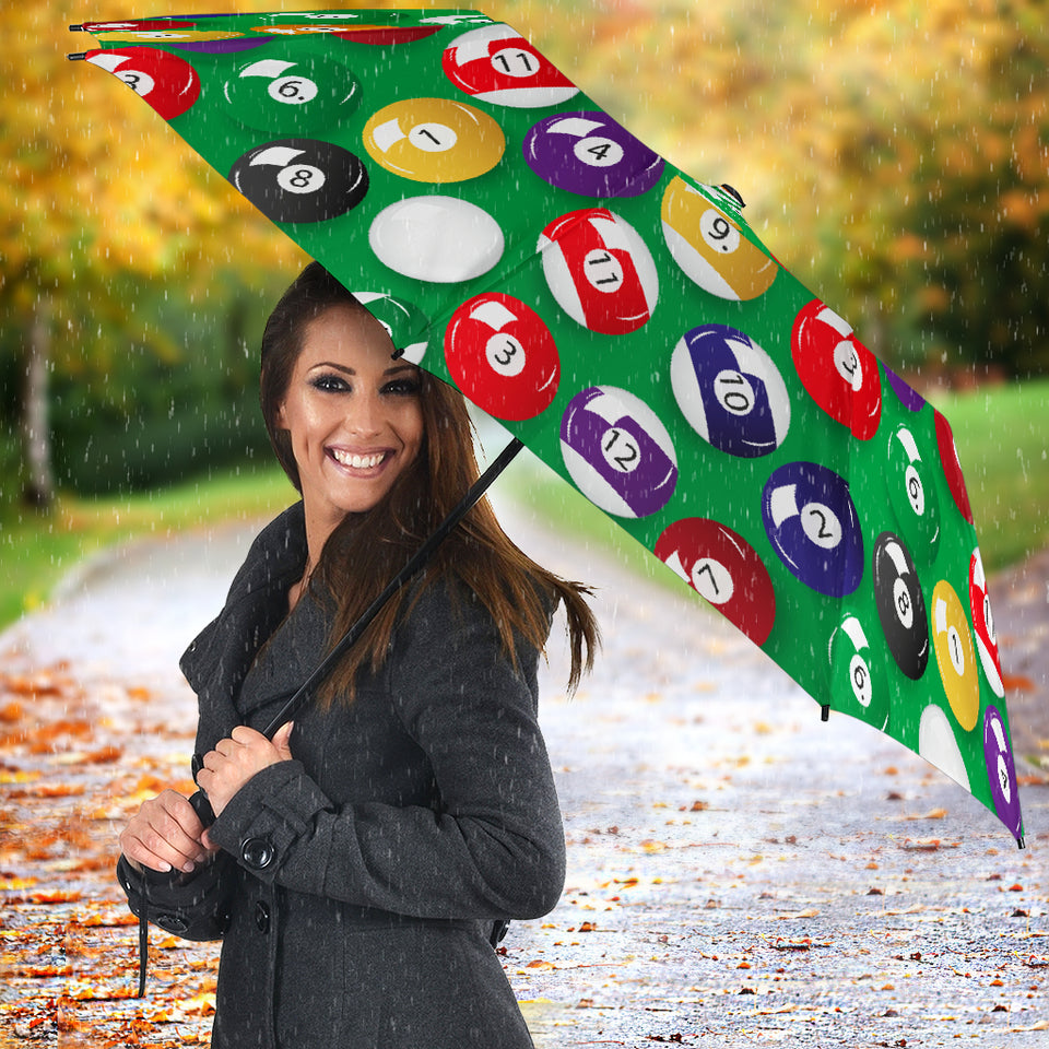 Billiard Ball Pattern Print Design 02 Umbrella