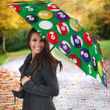 Billiard Ball Pattern Print Design 02 Umbrella