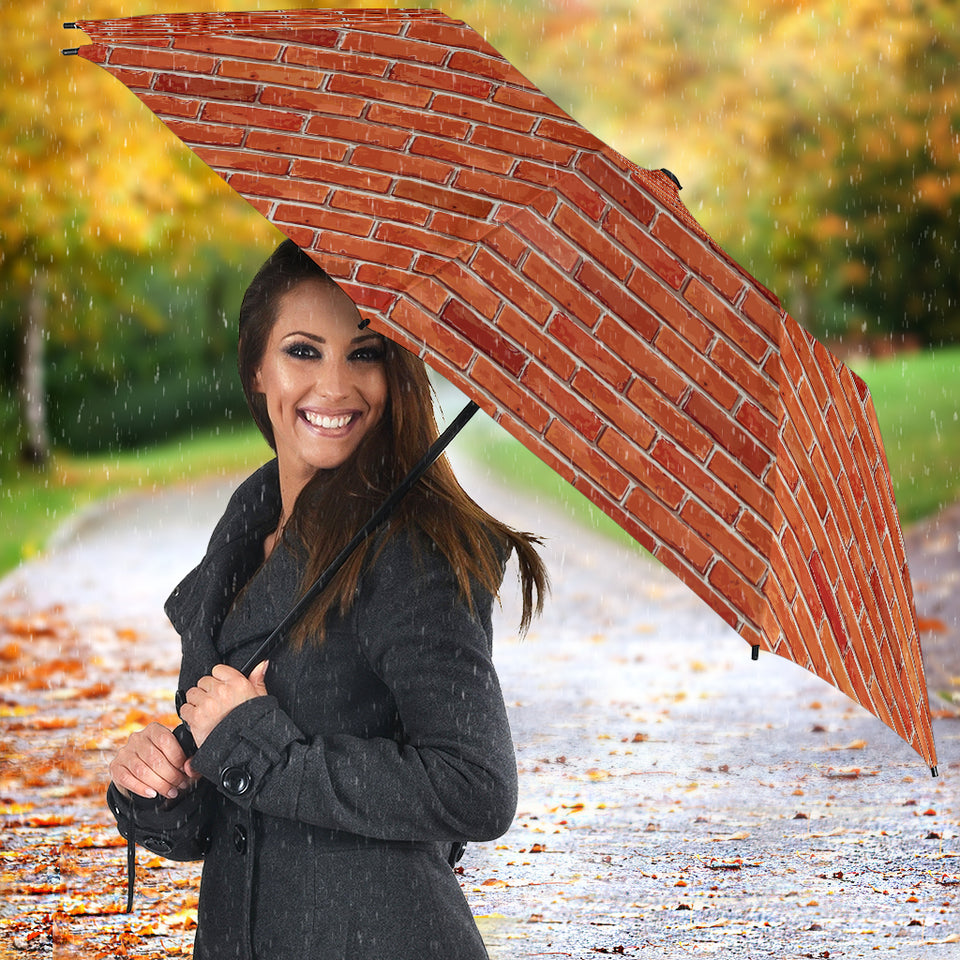 Brick Printed Pattern Print Design 03 Umbrella
