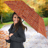 Brick Printed Pattern Print Design 03 Umbrella
