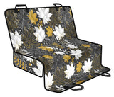 Beautiful Gold Autumn Maple Leaf Pattern Dog Car Seat Covers