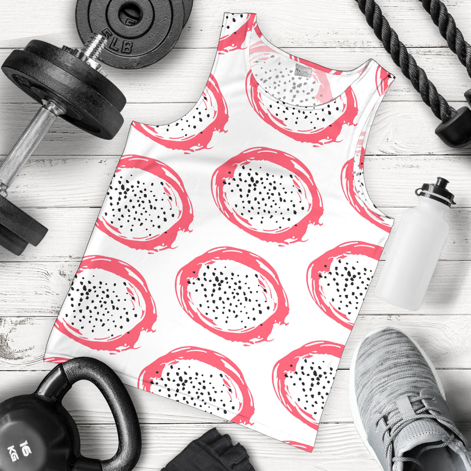 Hand drawn dragon fruit Men Tank Top