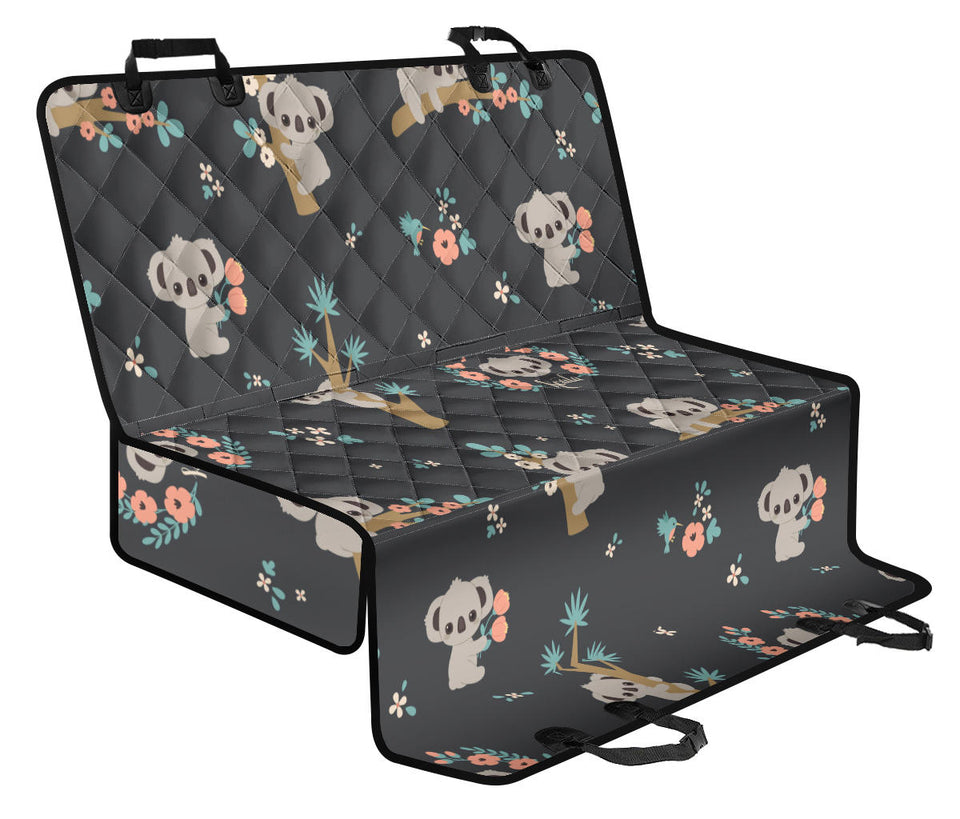 Cute Koala Pattern Dog Car Seat Covers
