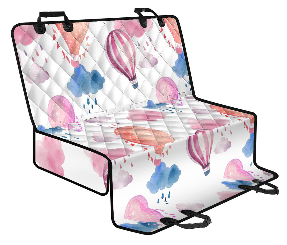 Watercolor Air Balloon Cloud Pattern Dog Car Seat Covers