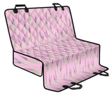 Lavender Pattern Pink Background Dog Car Seat Covers