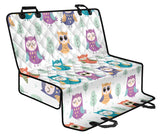 Cute Owl Pattern Dog Car Seat Covers